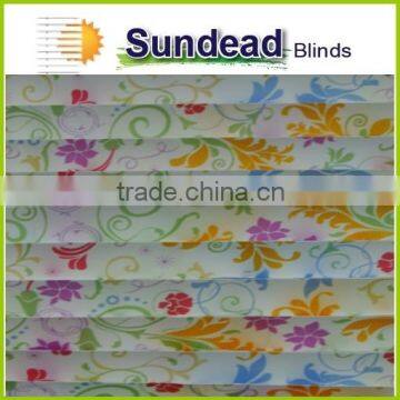 Digital Printing 25 mm Pleated Blinds /20 mm Pleated Blinds /pleated Shades Venetian Blinds