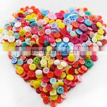 Mix design,mix color,mix size resin button for art deration