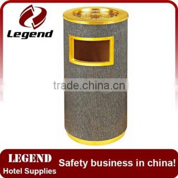 Round factory custom decorative dustbin