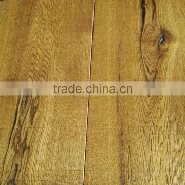 New Color Saw Mark Real Wood Floor Oak Timber Parquet