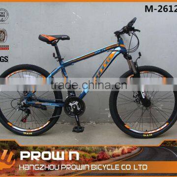 2016 26 inches 21 sp disc brake alloy frame material mountain bicycle for men (m-26121)