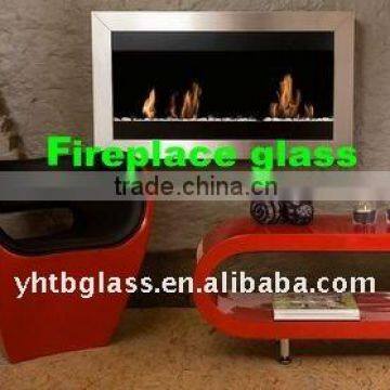 fireplace glass (4mm heat resistant glass )