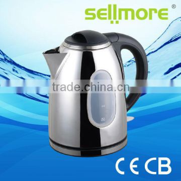 New design double side water gauge electric kettle (CE.CB)