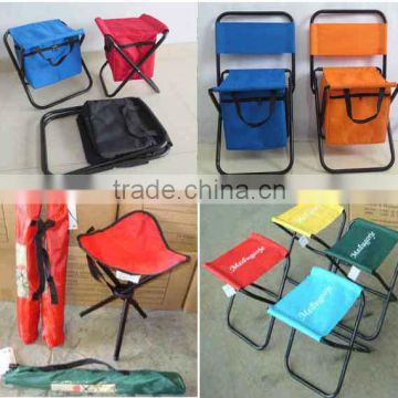 Folding fishing chair with cooler bag/folding fishing stool/camping stool