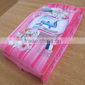 Color printing laminated washing powder packaging bag