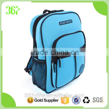 2016 New Arrival Outdoor Sports Waterproof Breathable Kids Neoprene Backpack Bag