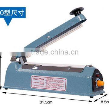 8" (200mm) Impulse Manual Bag Sealer Heat Seal Closer