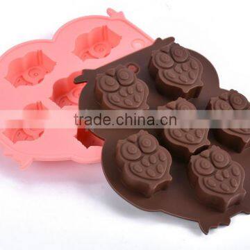 Owl Shape Silicone Cake Mould Chocolate Mould Soap mould For Barking Tools