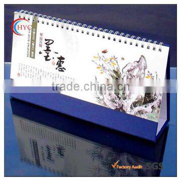 commercial customized folding desk calendar printing