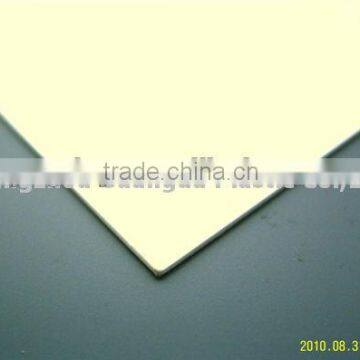 Light yellow matt plastic PVC sheets rigid for vaccum forming