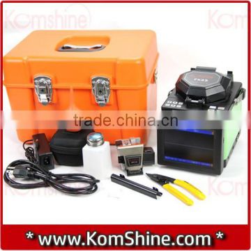 Manufacturer Fusion splicer w/Fiber cleaver Komshine FX35H splicing machine for optical fiber drop cable