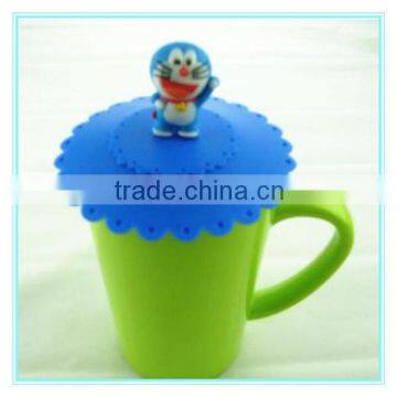 silicone universal lid for ceramic tea cup