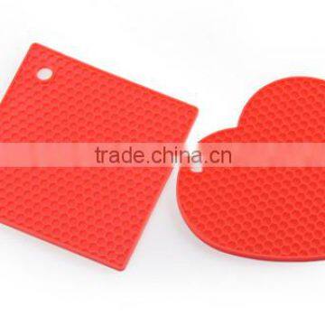 Home Decoration Pieces Heart Shaped Honeycomb Silicone Mat photo-6