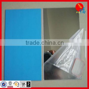 PVC, PS, PC plastic mirror sheet for decration