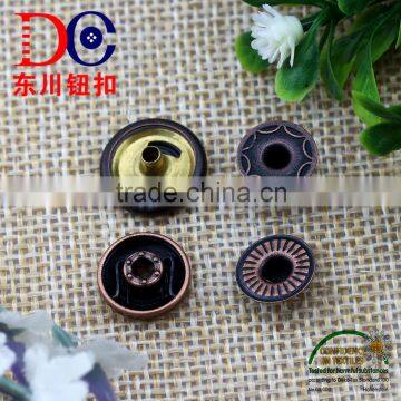 14mm Metal Brass Denim Button Ecofriendly Product Snap Button for Leather photo-4