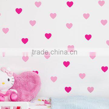 Heart Wall Decals Wall Stickers For Nursery - Lots Of Colours