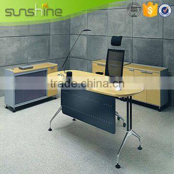 Low price Fast Delivery executive leather office desk