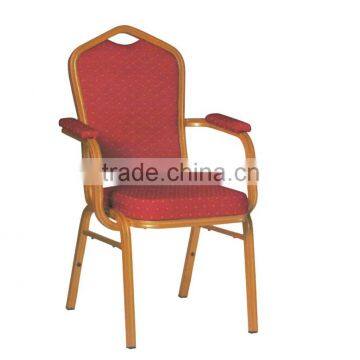 Comfortable Hot Sale Stackable Armrest Banquet Chair For Meeting
