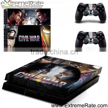High quality console controller decal skin for PS4 sticker decals covers faceplate