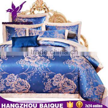 Silk Feeling Jacquard Sateen Cotton Bedding for Home Use