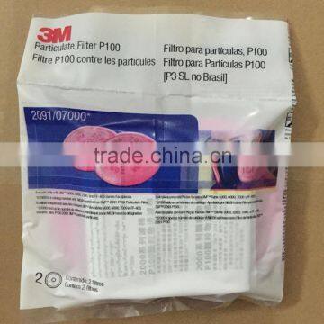 3M Particulate Filter 2091, P100 Respiratory Protection