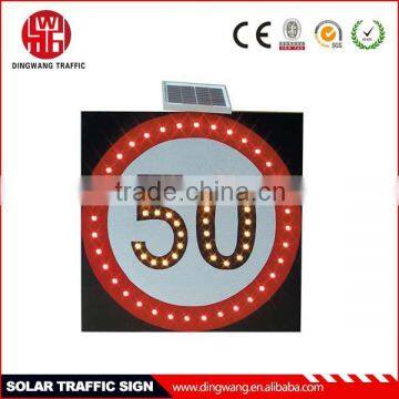 Solar Speed Limit 50km/h Signs