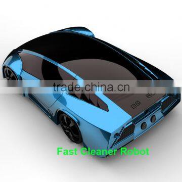 Car styling remote control vacuum robot cleaner and portable handheld vacuum cleaner double use