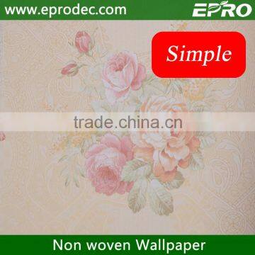 New high quality modern interior non woven wallpaper