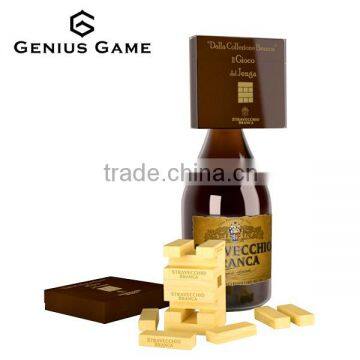 Mini wine promotional jengo game