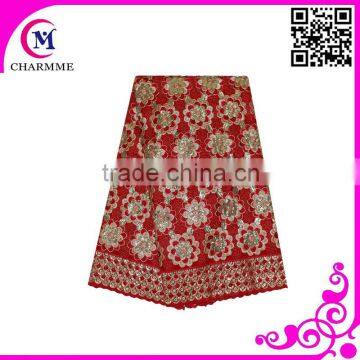 Design CCL-7G087 High quality african sequin georgelace fabric