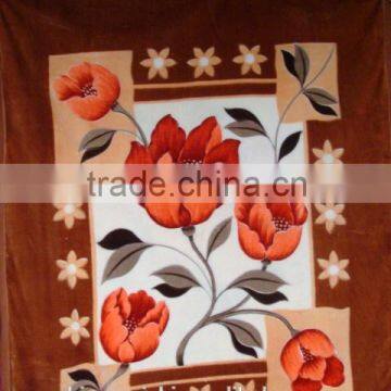 Korean Style 100% Polyester Raschel Mink Blanket