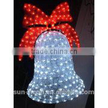 Led Rope Light Bell Christmas Motif Light photo-6