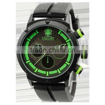 Calgary Watches GP Racing Collection Yellow and Black Green and Black