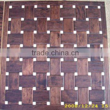 Crafted Canada Hard Maple Mosaic Parquet Engineered wood flooring With Hand-scraped