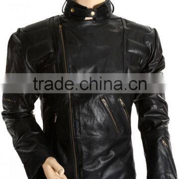 New fashion leather jacket bomber in plus size jacket man suits/mens uniform