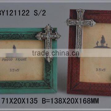 Cowboy Cross Photo Frame Home Decoration