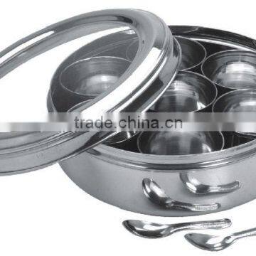 Stainless Steel Spice Box / indian spice box