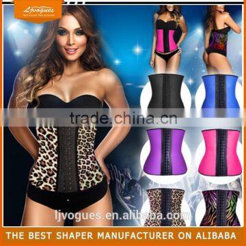 Woman Black White Red Satin Lace Corset Lingerie Slimming Body Shaper under bust Zipper Corset and Bustier Waist Trainer