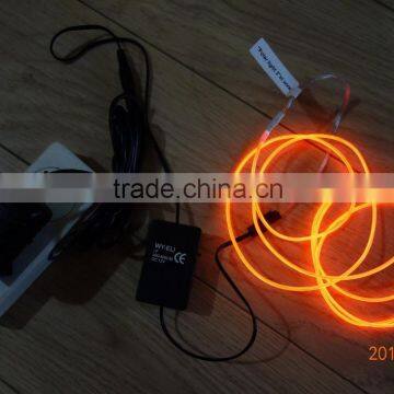 AC110V-240V Flash INVERTER"Polar light 2"OD:2.2mm Red EL WIRE