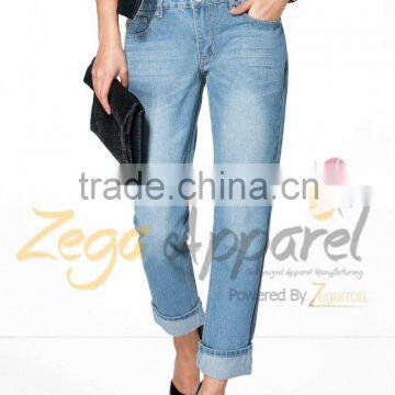 Zegaapparel Mid Blue Mom Jeans