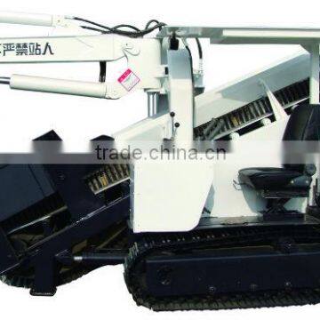 crawler-type grilled slag machine for underground mine