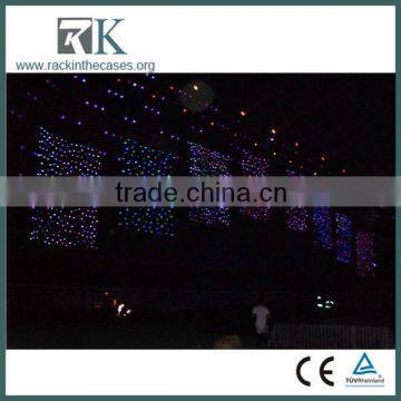 Stage Backdrop Decoration LED Star Drop Curtain