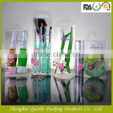 PVC Plastic Type packaging box for hair extension