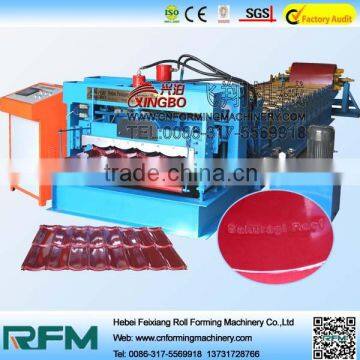 FX corrugated zinc roofing step tile cold roll making machinery