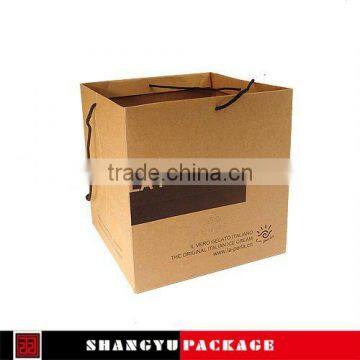 brown kraft paper bag