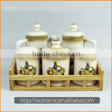 China Wholesale condiment container/condiment set of 4/storage box