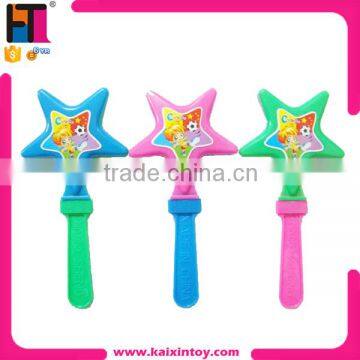 Fashion Style Star Shape Hand Clapper Plastic Shaking Noise Maker For Promotion