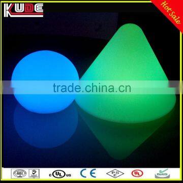 RGB Light Glowing Lamp Party Decoration Lamp PE Material LED Night Lamp With Remote Control