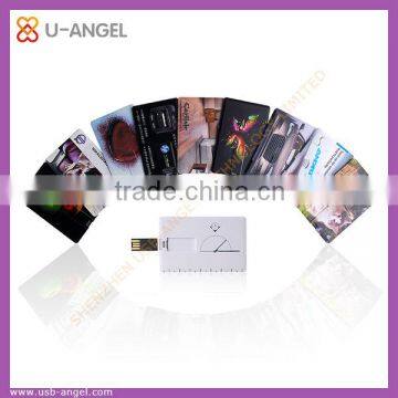 Wholesale fashion business card USB flash drive with logo customized