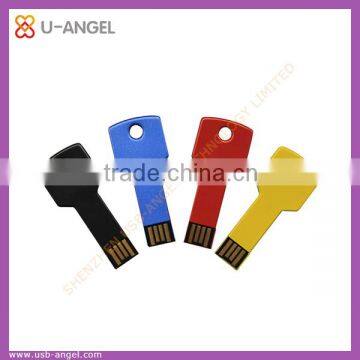 Metal key usb stick colorful usb key memory disk 32gb usb stick